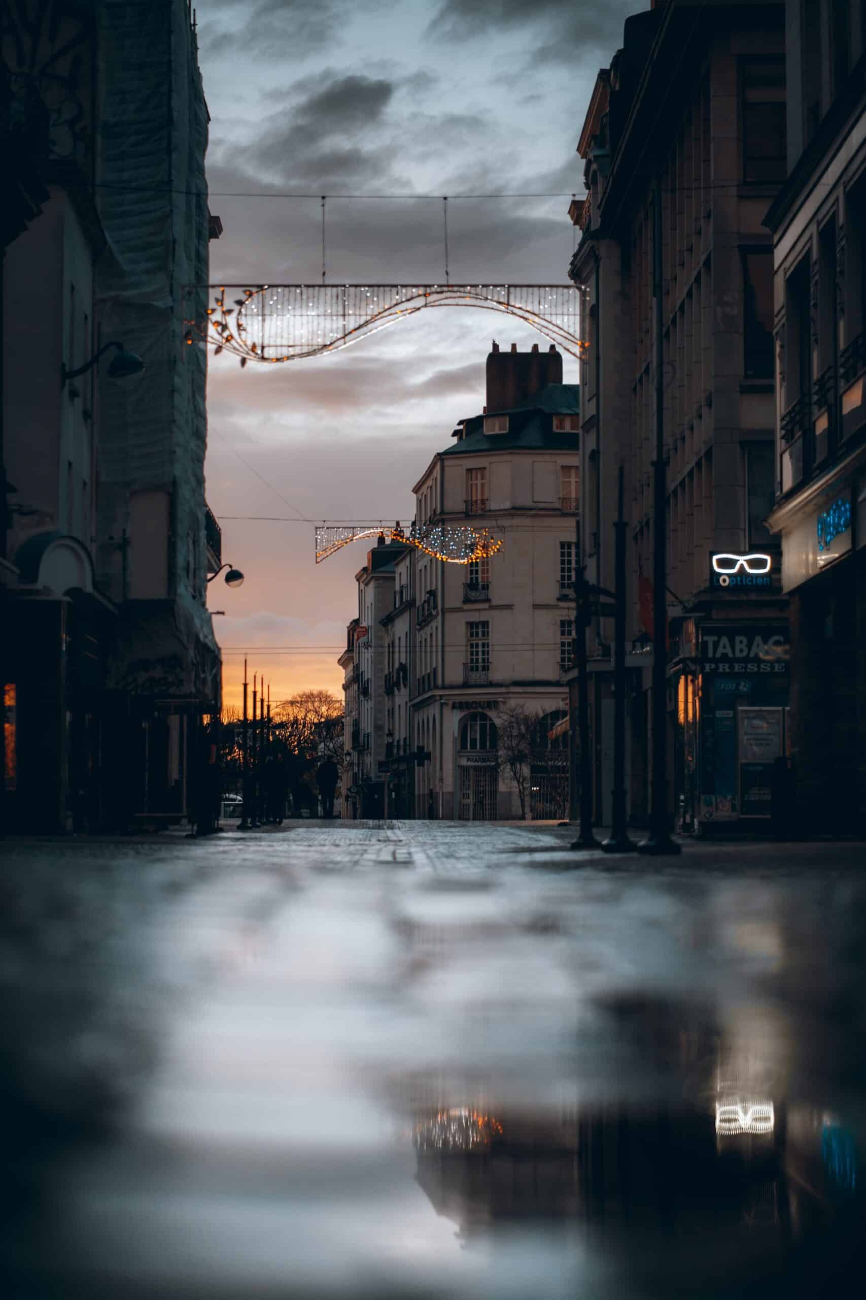 ruelle du centre ville de Nantes