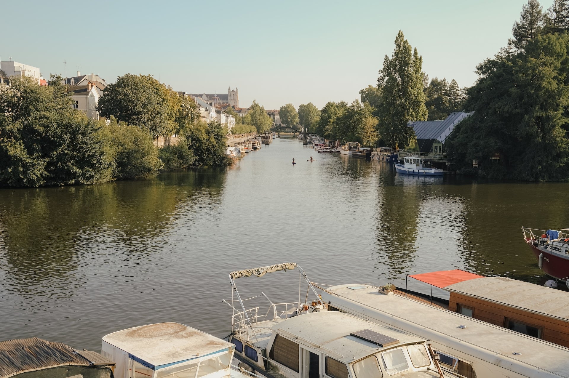 les quais de bord de l'Erdre