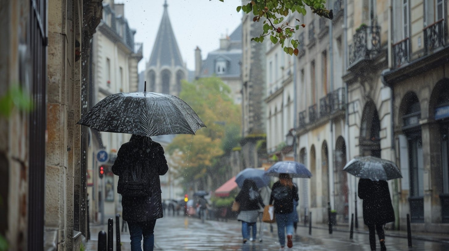 légère pluie