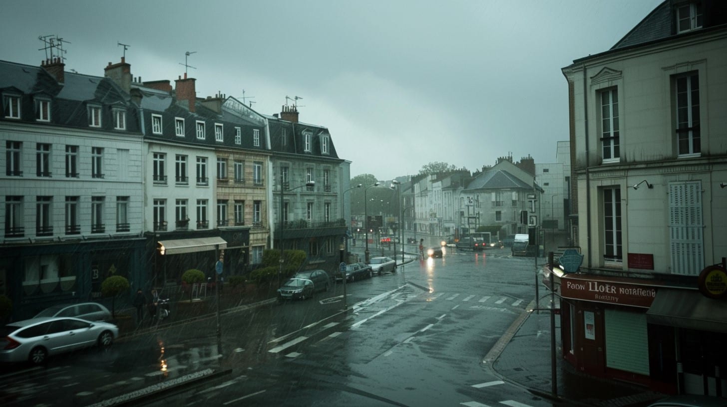 légère pluie