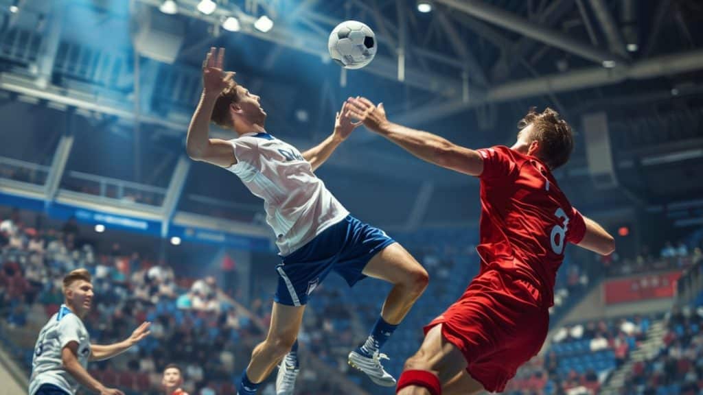 Quel est le sport le plus physique entre le foot et le handball ?