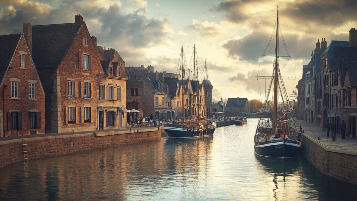 Voiliers au port historique