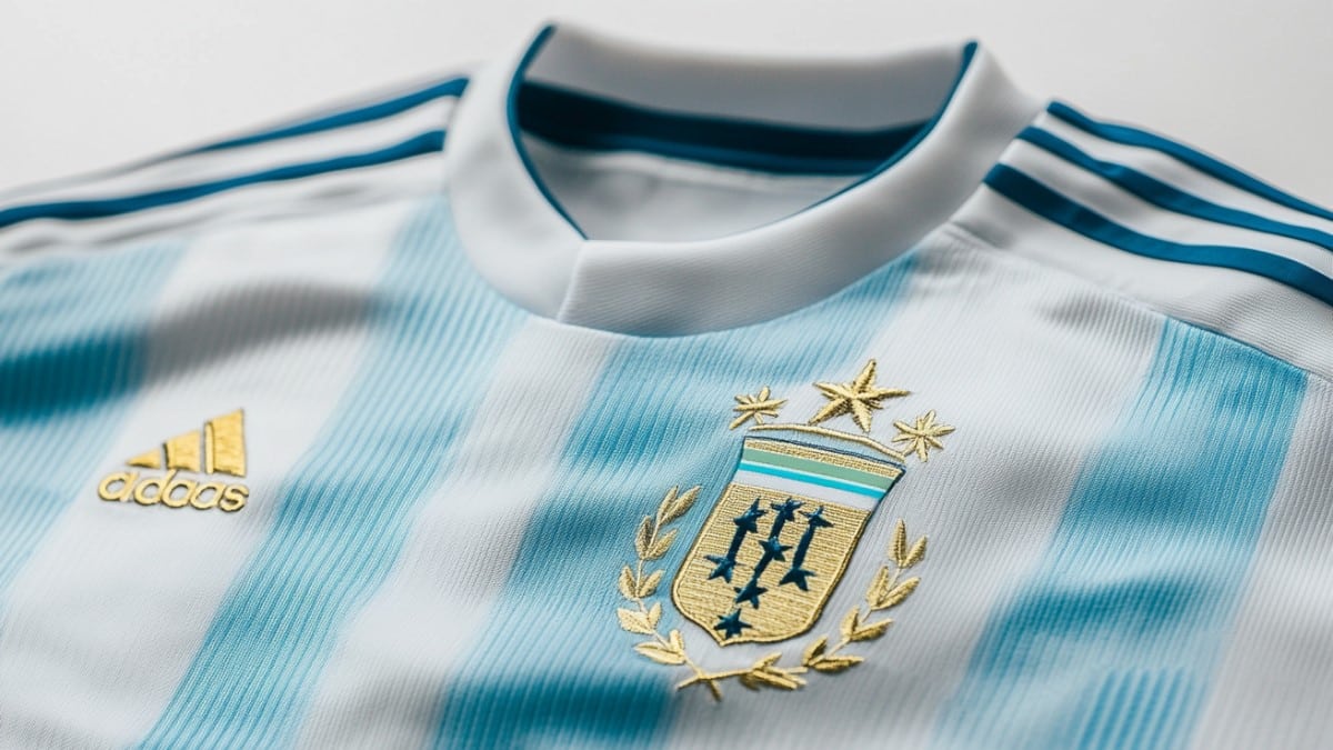 Détail maillot Argentine