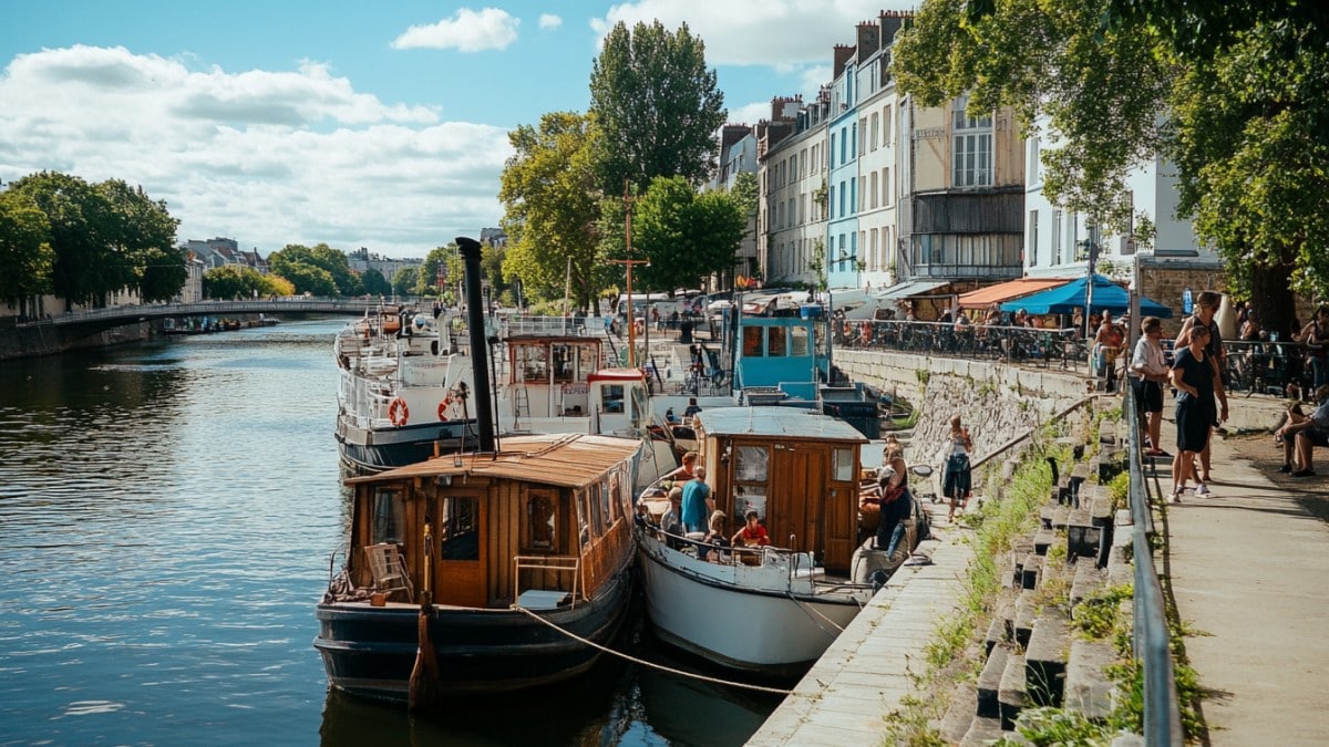 Promenade le long du quai