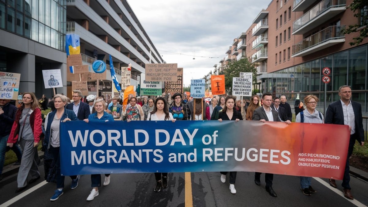 Marche des migrants et réfugiés