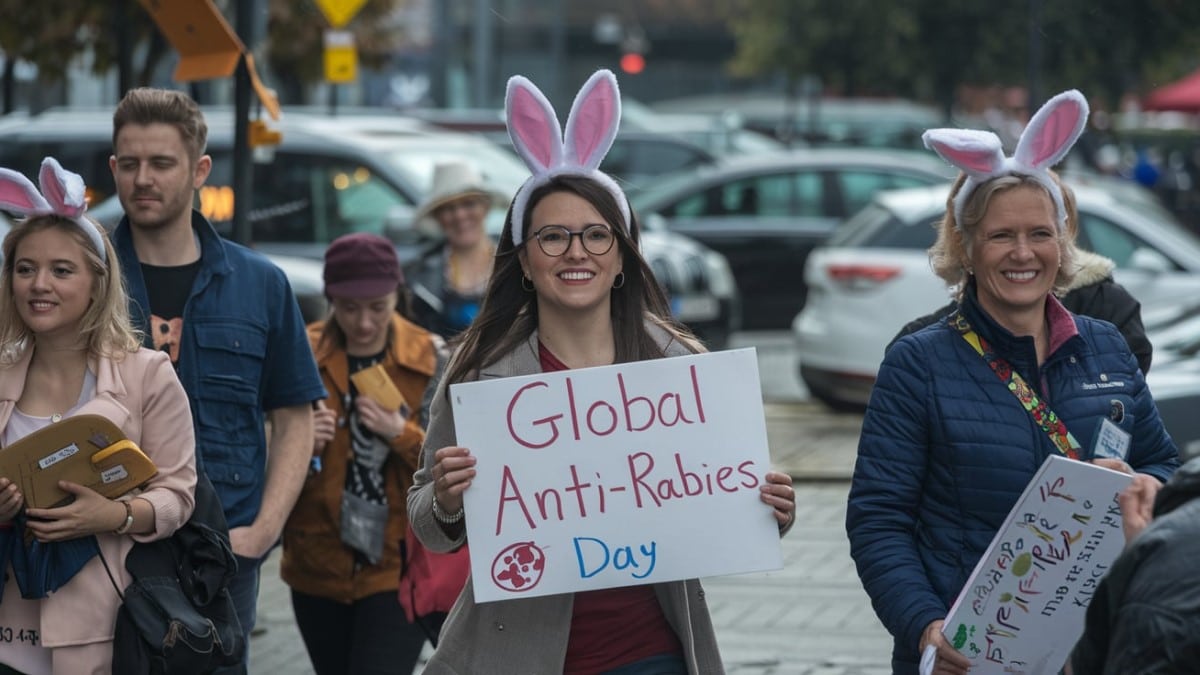 Participants à la marche anti-rage