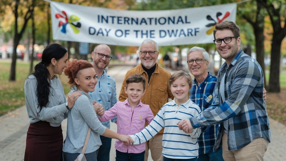 Participants à la journée des nains