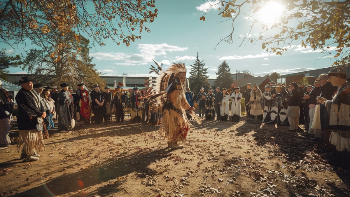 Danse rituelle amérindienne