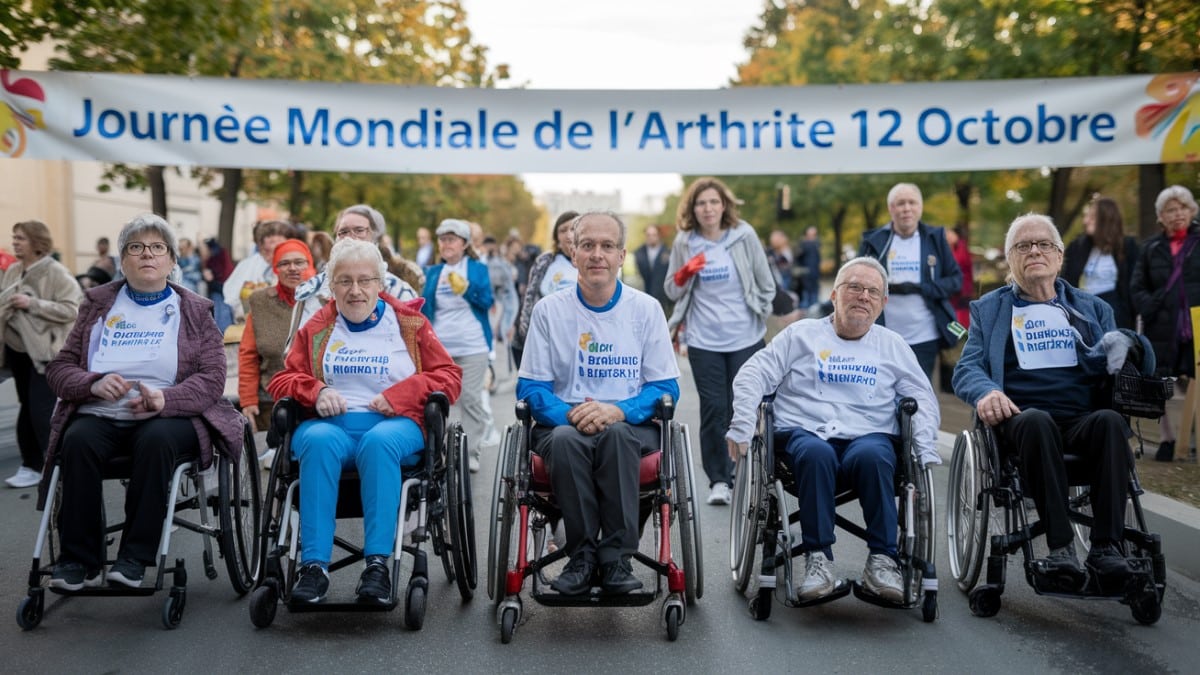 Manifestants en fauteuil roulant