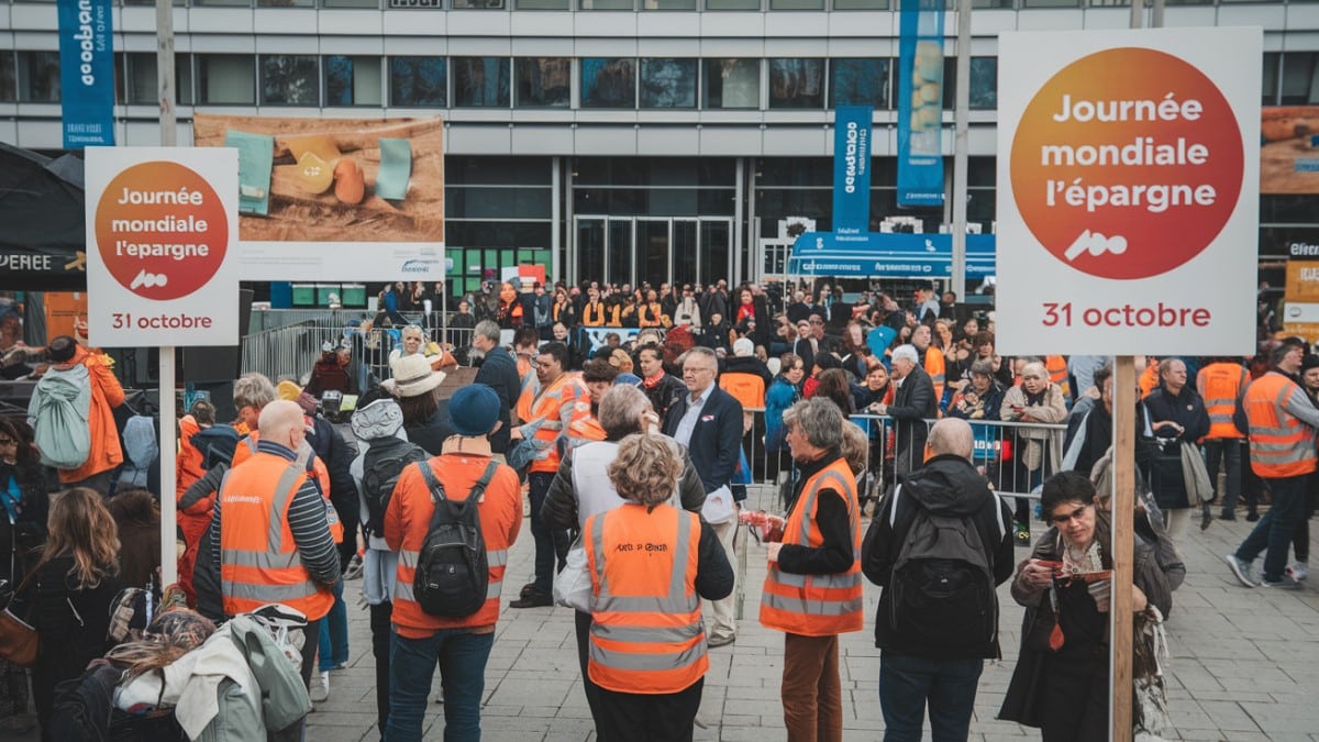 Manifestation journée mondiale épargne