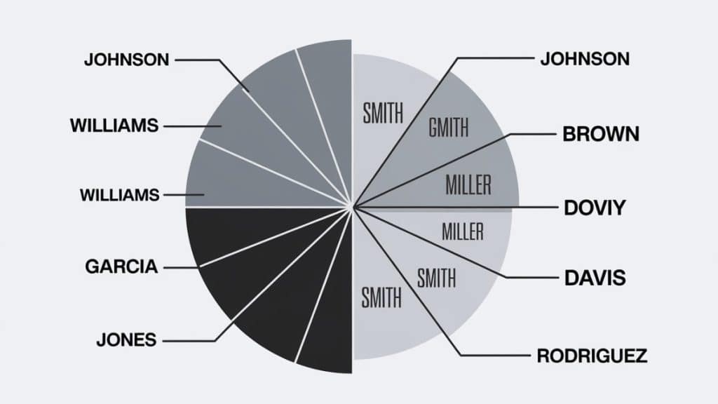 Diagramme des noms fréquents