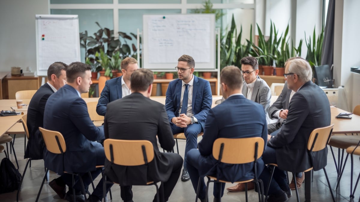 Discussion stratégique en entreprise