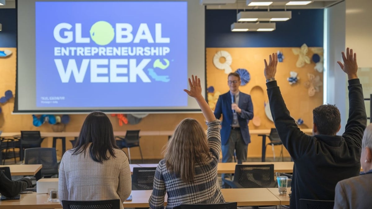 Participants à un atelier entrepreneurial