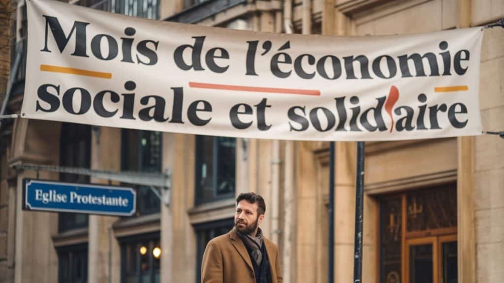 Banderole économie sociale solidaire