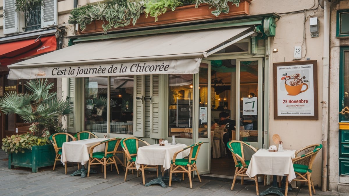 Terrasse journée de la chicorée