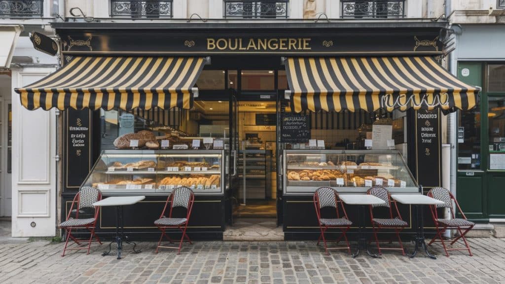 Boulangerie de quartier élégante