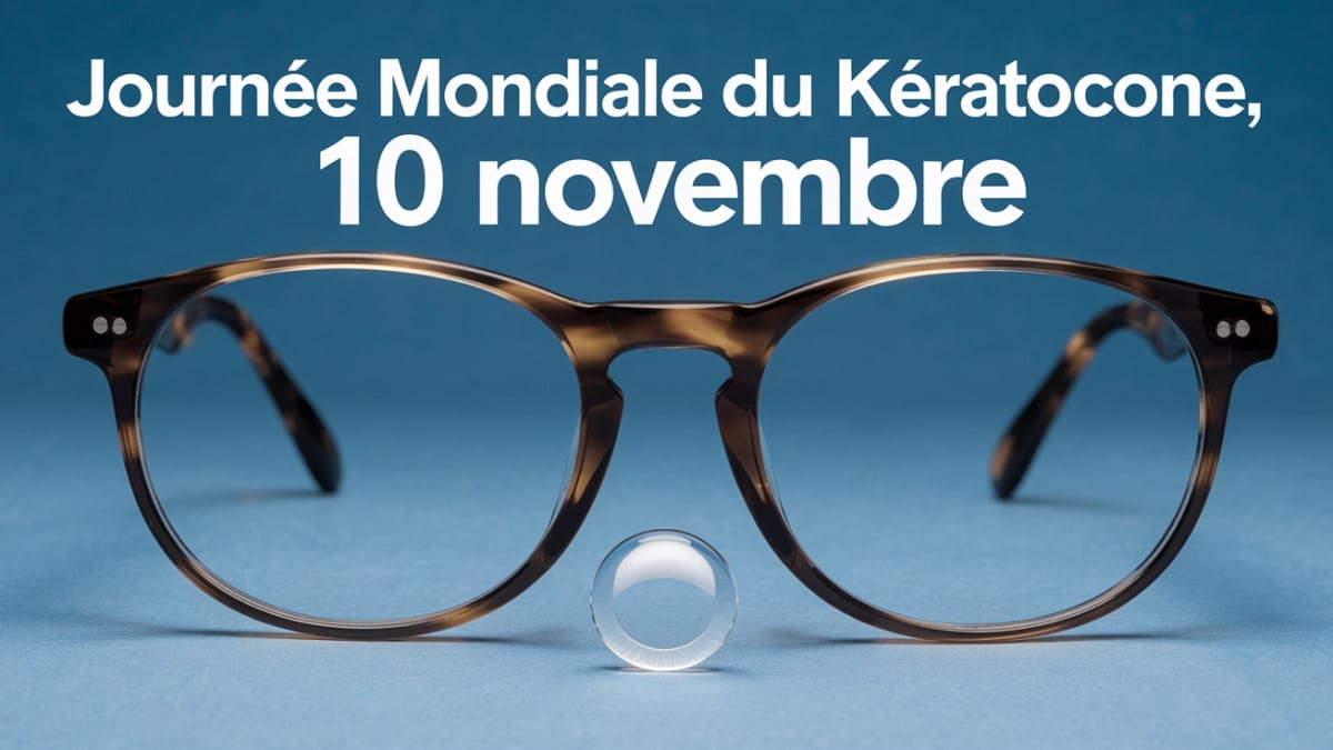 Lunettes et lentille pour kératocône