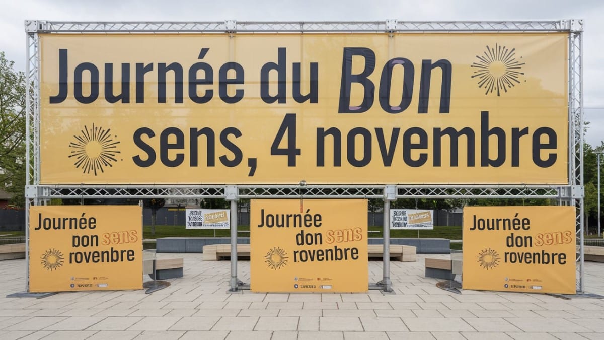 Affiche journée du bon sens