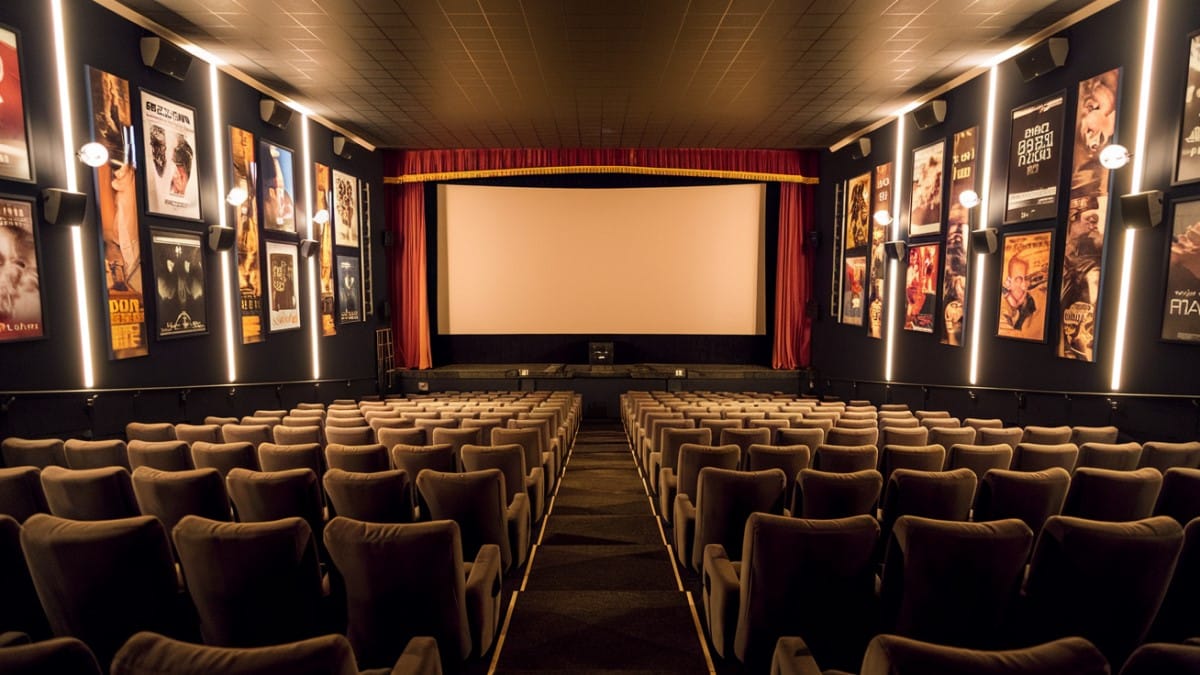 Cinéma intérieur affiches classiques