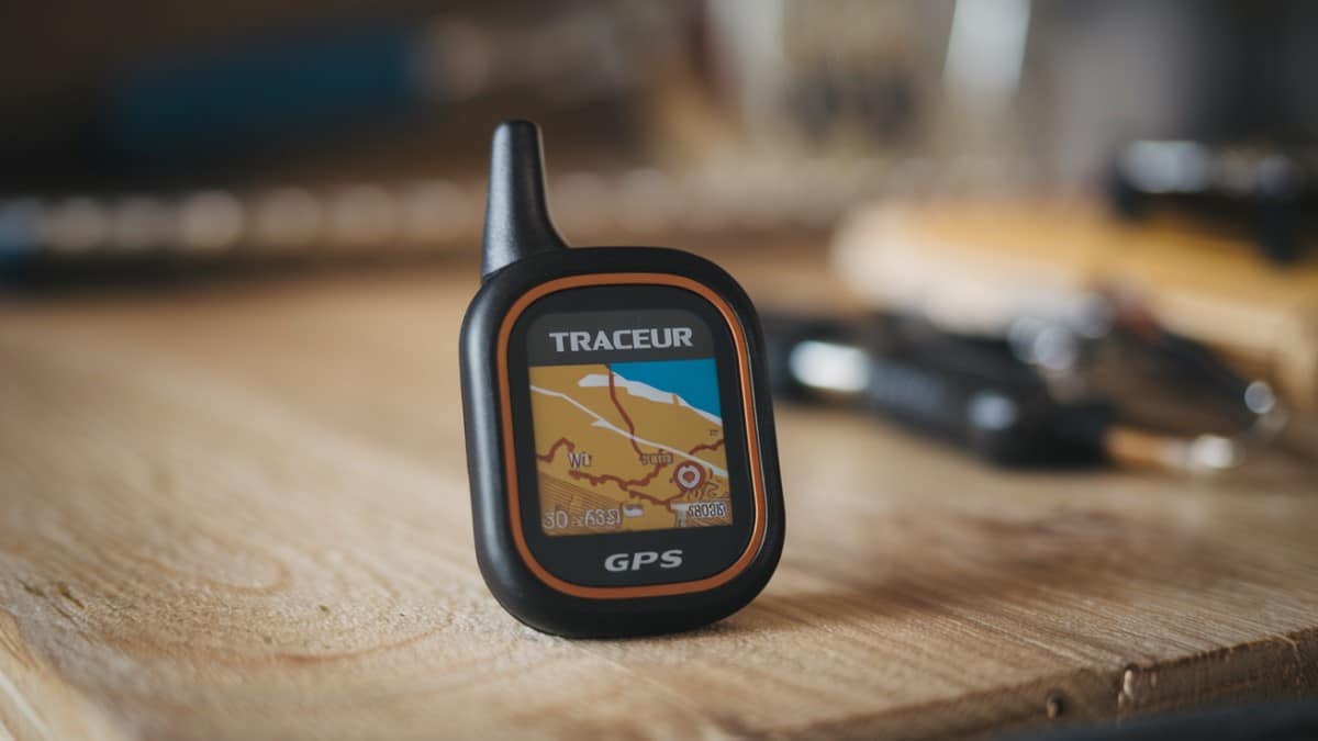 Traceur GPS sur table