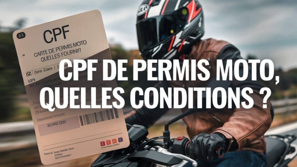 CPF et permis moto