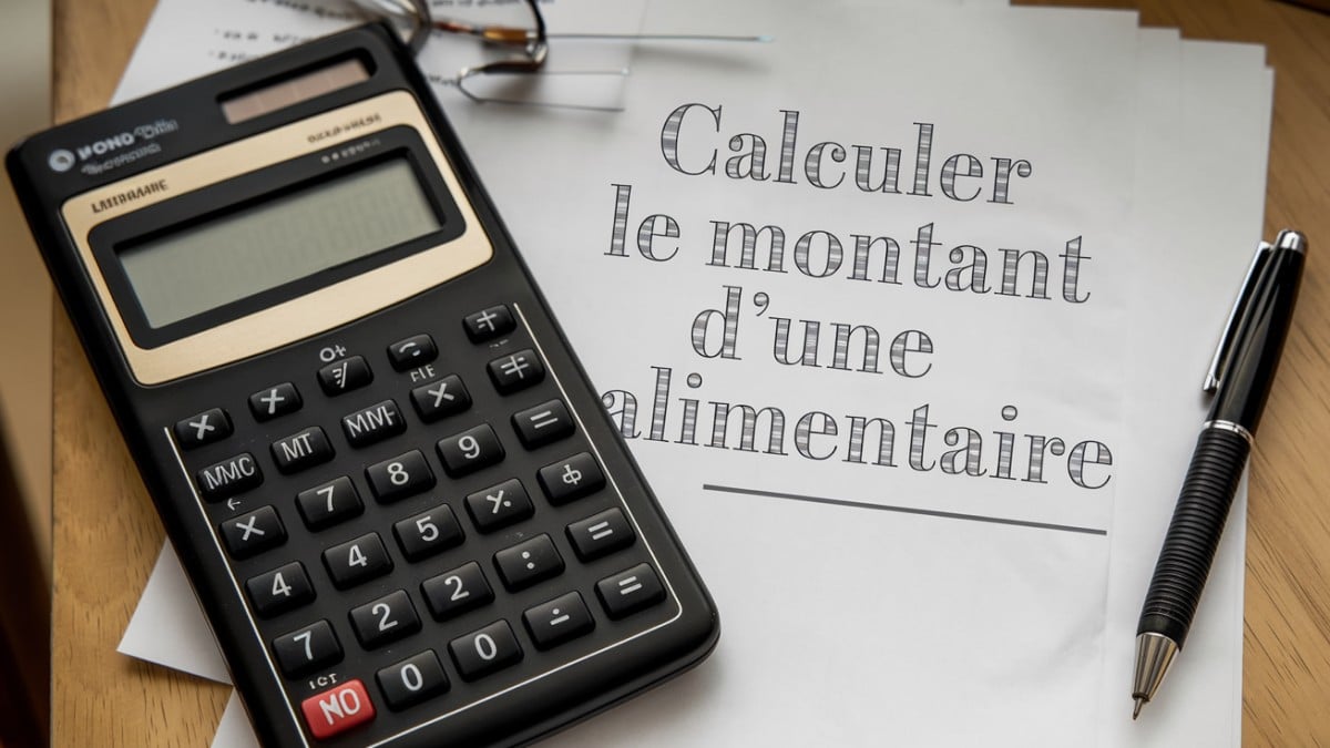 Calculatrice et documents alimentaires