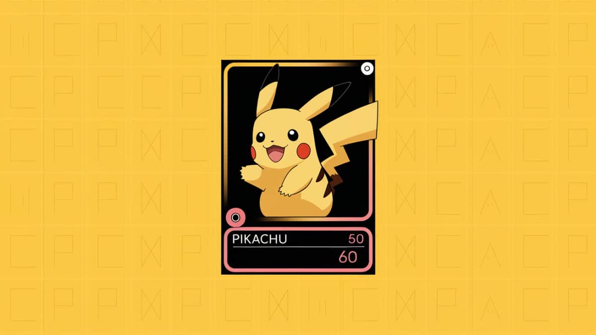 Carte Pokémon Pikachu illustrée