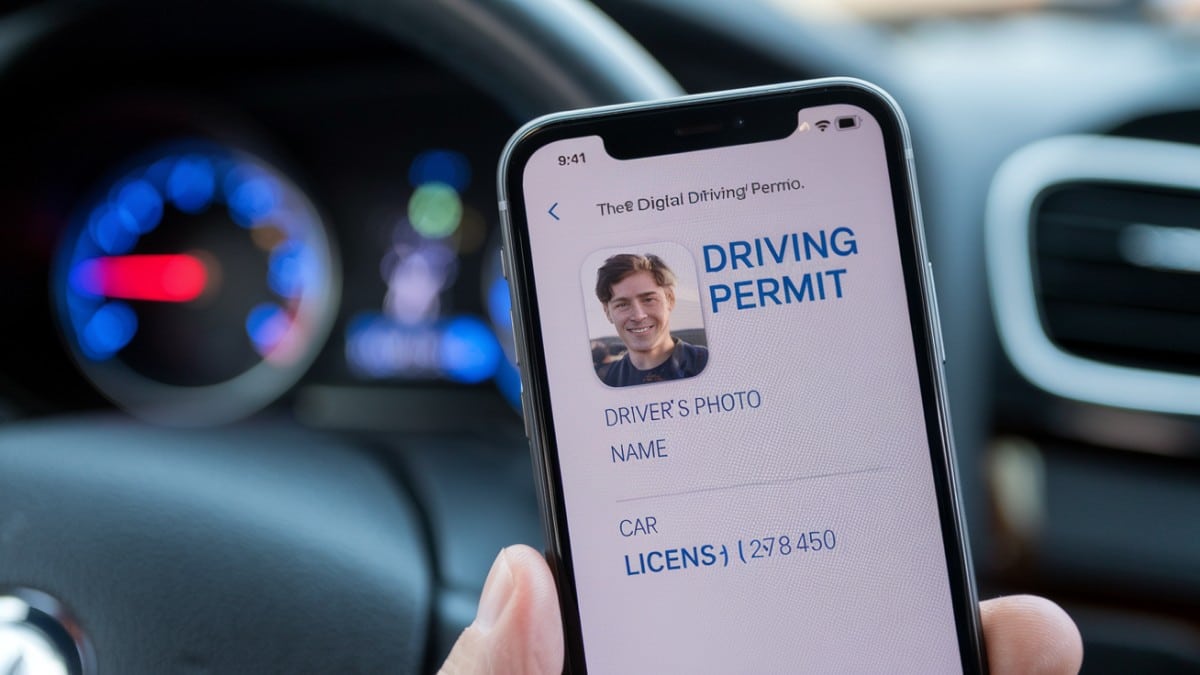 permis numérique sur smartphone